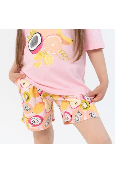 Комплект для дівчинки рожевий стретч кулір - 2