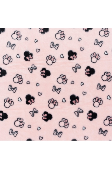 Пухнастий плед ясельний Міні рожевий велсофт - 2