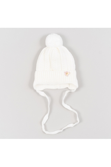 Шапочка для новонародженої молочний в'язка
