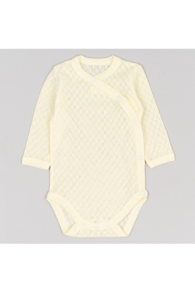 Боді для малят однотонний жовтий трансфер