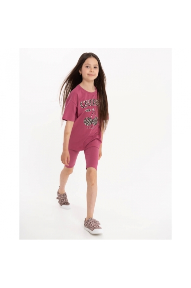 Комплект для дівчинки ягідний стретч-кулір