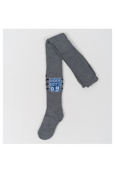 Колготки для хлопчика антрацит махра