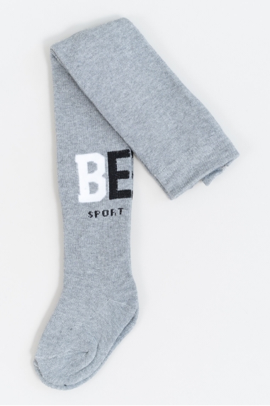 Колготки для хлопчика сірий махра