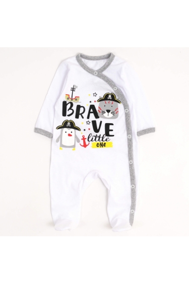 Чоловічок для малят Хоробрий малятко білий кулір