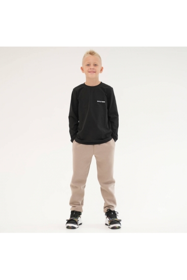 Лонгслів для хлопчика чорний фулікра - 3