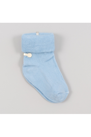 Шкарпетки для новонароджених блакитний бавовна