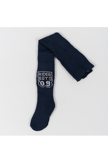 Колготки для хлопчика темно-синій махра