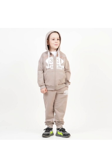 Костюм  для хлопчика бежевий двонитка