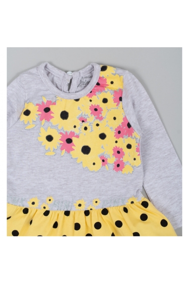 Сукня для дівчинки жовтий фулікра - 1