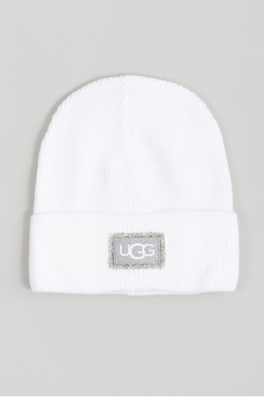 Шапка для дівчинки білий в'язка