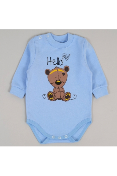 Боді  для малят Теді блакитний начіс (футер)
