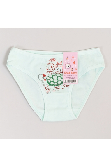 Трусики для дівчинки ментол стретч-кулір