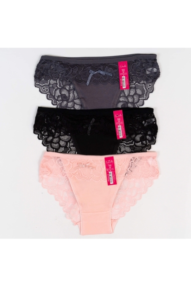 Труси жіночі чорний еластан