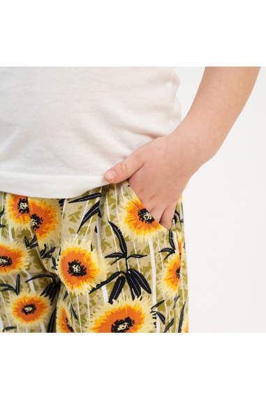 Костюм  для дівчинки жовтий кулір - 1