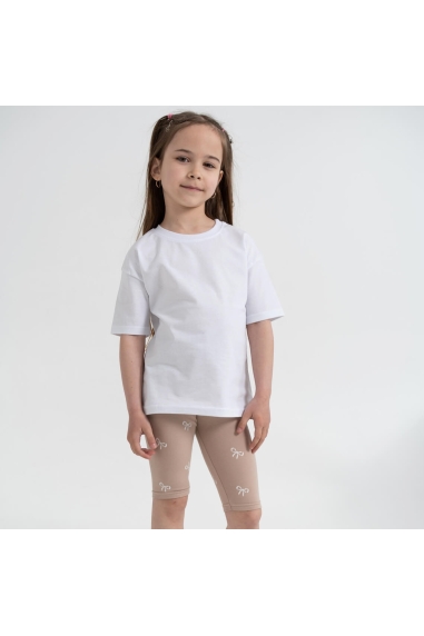 Велосипедки для дівчинки бежевий фулікра