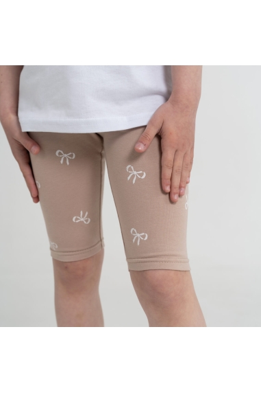 Велосипедки для дівчинки бежевий фулікра - 1