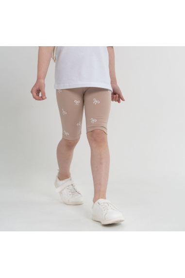 Велосипедки для дівчинки бежевий фулікра - 2