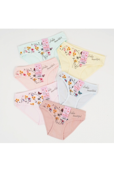 Трусики для дівчинки рожевий стретч-кулір - 1