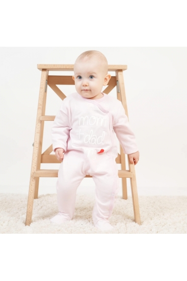 Комбінезони для малюків рожевий начіс (футер)