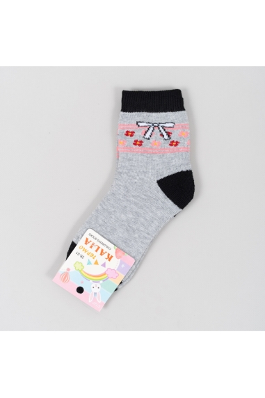 Шкарпетки для дівчинки сірий