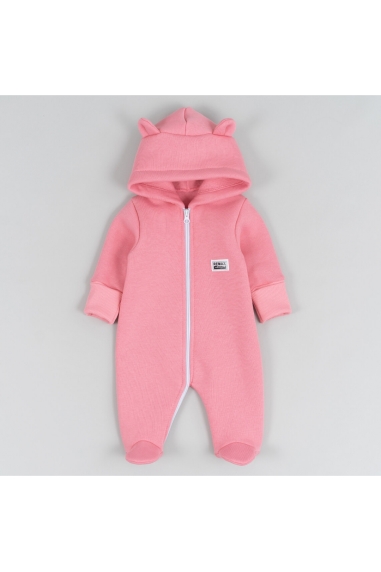 Комбінезон для малят запорошена троянда тринитка на флісі