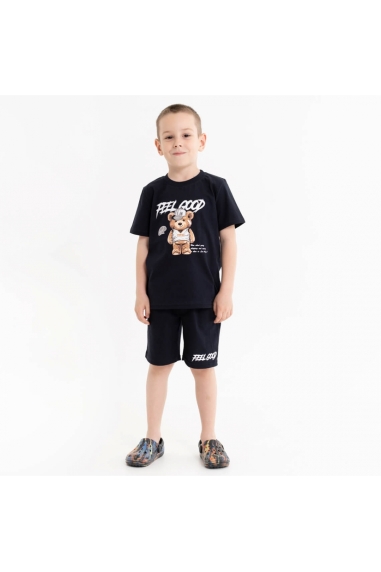 Костюм  для хлопчика темно синій кулір