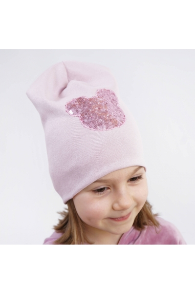 Шапка для дівчинки ліловий стрейч