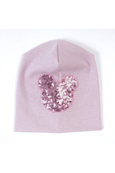 Шапка для дівчинки ліловий стрейч - 1