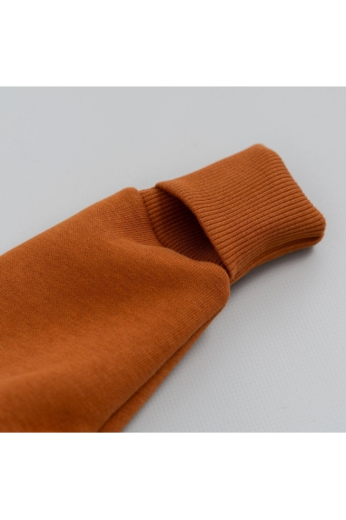 Комбінезон для малят карамель тринитка на флісі - 1