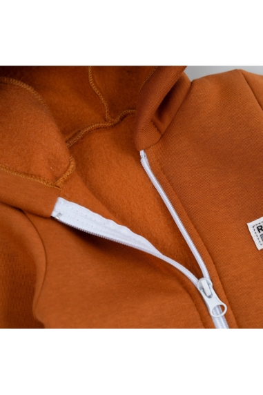 Комбінезон для малят карамель тринитка на флісі - 4