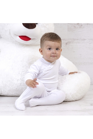 Чоловічок для малят білий інтерлок