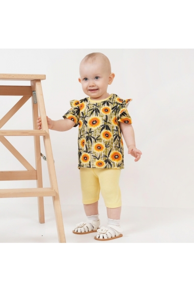 Костюм для дівчинки жовтий кулір