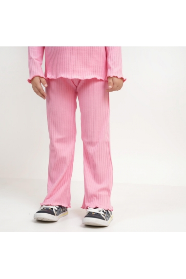 Комплект для дівчинки рожевий рубчик - 2