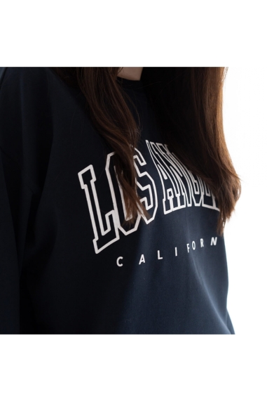 Костюм жіночий темно-синій двонитка - 1