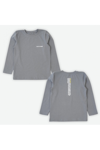 Лонгслів для хлопчика графіт фулікра - 2