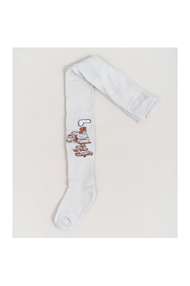 Колготки для хлопчика світло-сірий бавовна