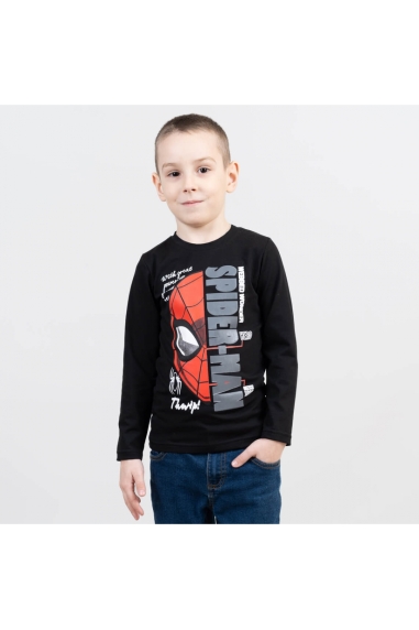 Лонгслів для хлопчика чорний фулікра