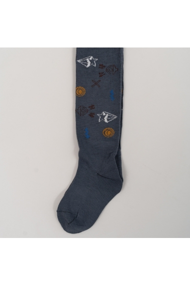 Колготки для хлопчика темно-сірий бавовна