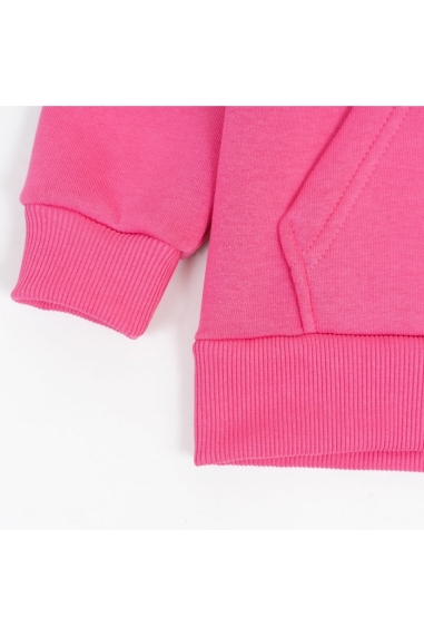 Костюм  для дівчинки фуксія тринитка на флісі - 8