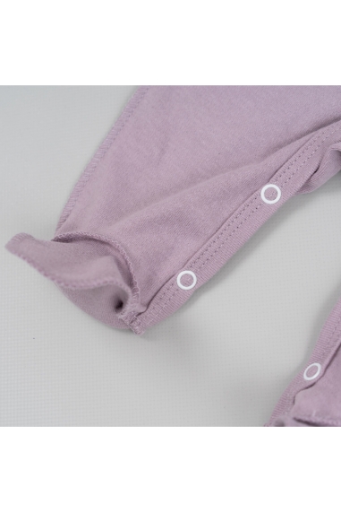 Комплект для новонароджених ліловий інтерлок - 3