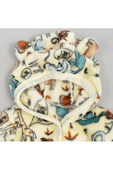 Комбінезон для малят Зоо жовтий велсофт - 1