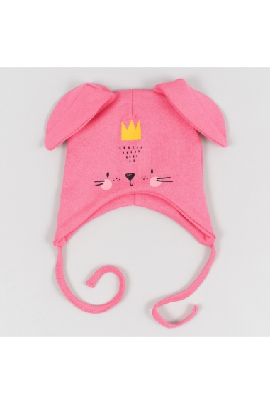 Шапочка для дівчинки фуксія стрейч