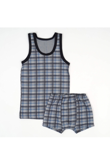 Комплект для хлопчика сіро-блакитний кулір