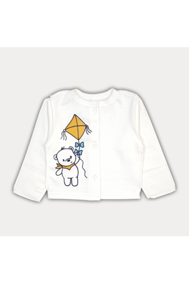 Льоля для новонароджених блакитний начіс (футер)