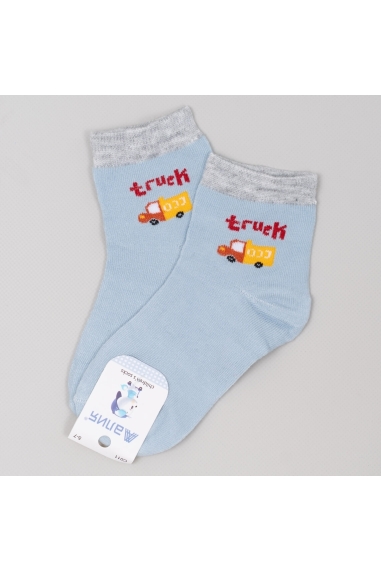 Шкарпетки для хлопчика блакитний бавовна