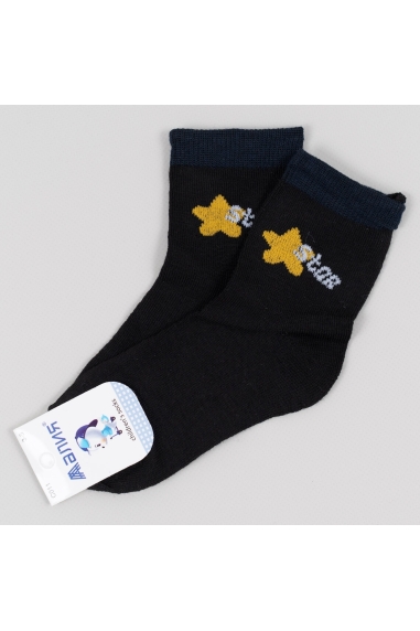 Шкарпетки для хлопчика чорний бавовна