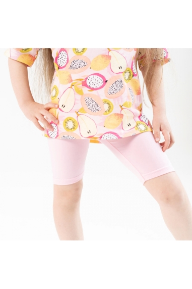 Комплект для дівчинки рожевий стретч-кулір - 1