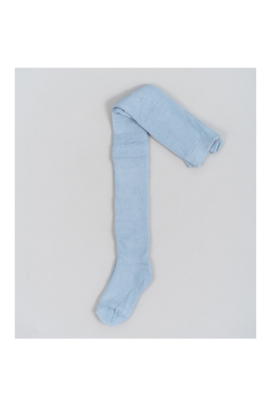 Колготки для хлопчика однотонні блакитний махра
