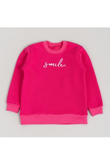 Світшот для дівчинки фуксія тринитка на флісі