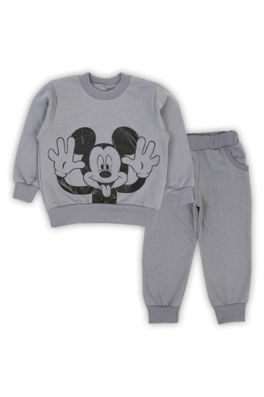 Костюм дитячий графіт начіс (футер)